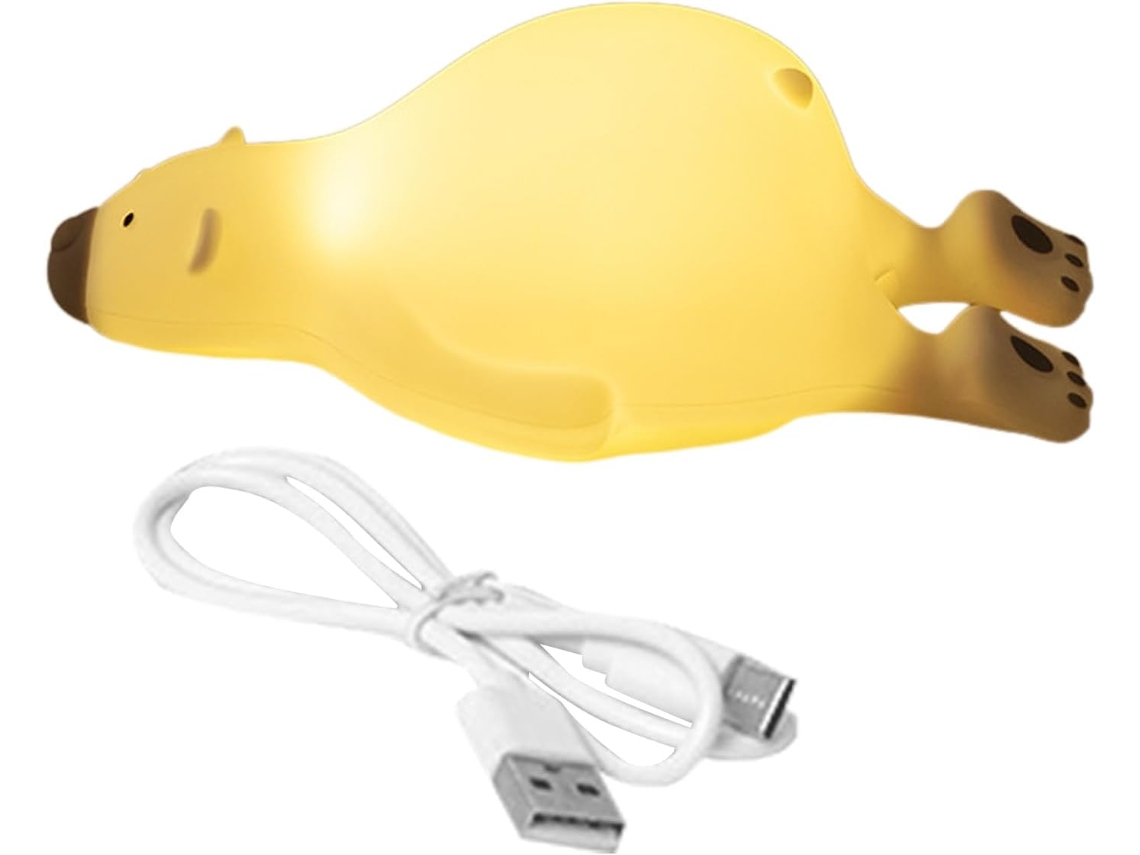 Luz Noturna Para Quarto De Bebê - 3 Níveis Luz, Ursinho Fofo