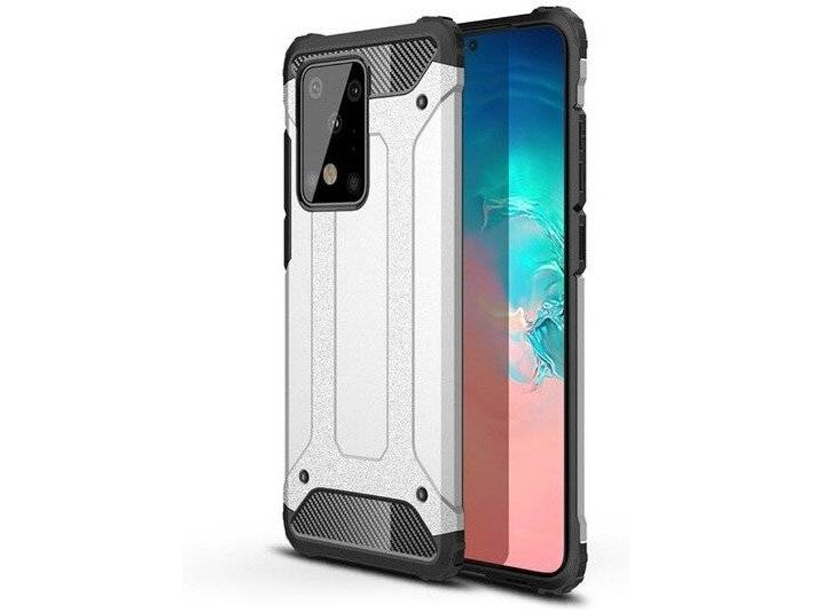 Capa Samsung Galaxy S20 Plus LMOBILE Antichoque Prateado