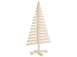 VIDAXL Árvore de Natal Decorativa 90 Cm Madeira de Pinho Maciça