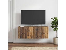 Vidaxl Gabinete de Tv de Parede Madeira Antiga 78,5 X 31 X 30 Cm