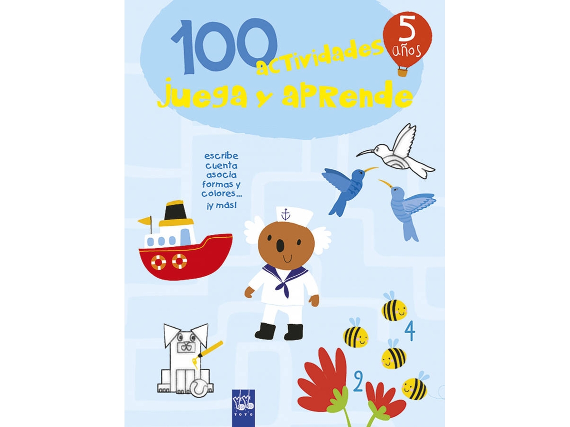 Livro 100 Actividades Juega Y Aprende 5 Años de Yoyo (Espanhol)