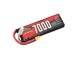 Bateria Zop Power 7,4 V 7000 Mah 100c 2s 51,8 Wh Lipo Xt60 Plug Para Carro Rc
