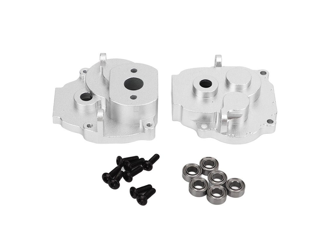 Mali carcaca de Caixa de Engrenagens de Alumínio Rc para Traxxas Trx4m 1/18 Crawler Prata