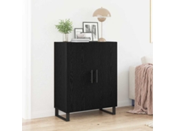 Vidaxl Buffet Carvalho Preto 69,5 X 34 X 90 Cm Derivados De Madeira