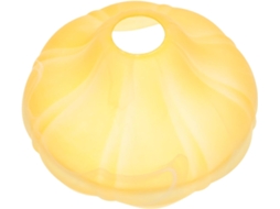 Elegante Decoração de Interiores em Vidro Laranja para Luminária de Teto Artesanal, Proteção Leve. SFUSHOS