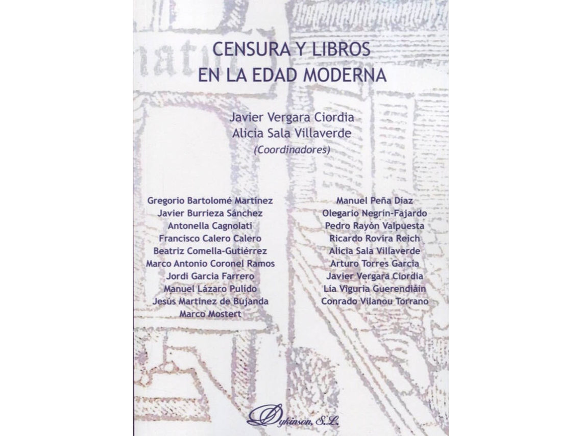 Livro Censura Y Libros En La Edad Moderna de Gregorio Bartolomé Martínez (Espanhol)