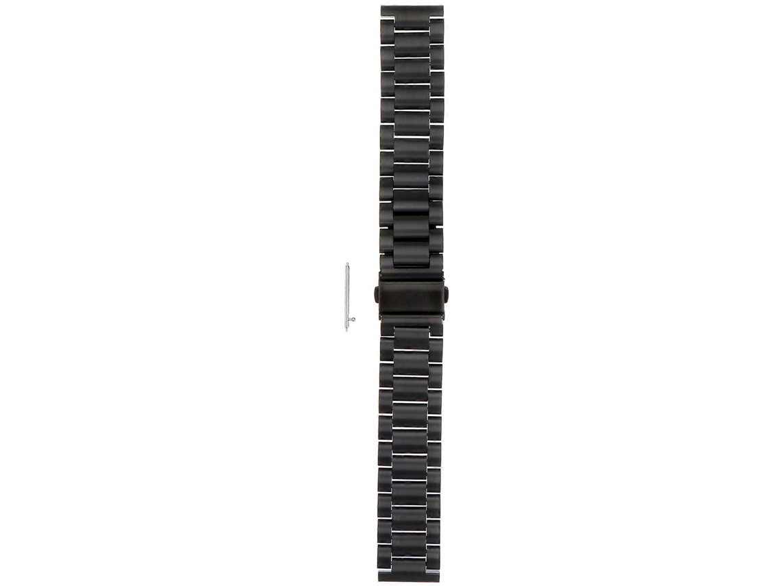 Pulseira De Substituição Elegante De Aço Inoxidável Compatível Com Garmin Venu Preta Olysi Shop