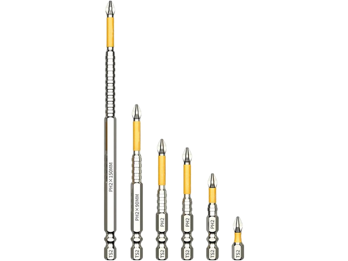 Conjunto De 6 Brocas Antiderrapantes Para Parafusadeira K5