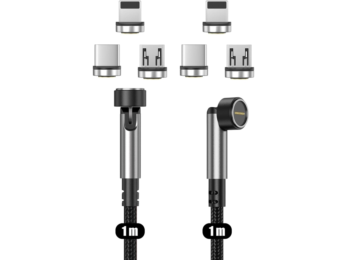 Cabo Micro Usb-c, Micro Usb, 1 M Para Carregamento Rápido E Dados Elysve