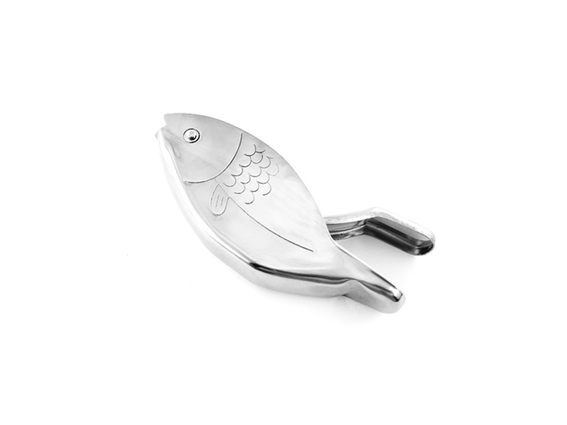 Espremedor De Limão Manual, Feito De Aço Inoxidável, Com Disco Espremedor Em Formato De Peixe, Adequado Para Espremer Laranjas, Limões E Limas