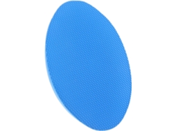 Disco de Estabilidade Besportble em Pvc Azul, Tapete Equilíbrio Oval para Exercícios Casa, Melhora a