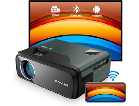 Projetor Portátil OHPA A87800 Lumens-4K-Lcd-Wifi