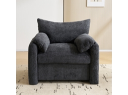 Design Moderno, Tecido De Chenille, Poltrona Oversize, Cadeira Decorativa, Sofá Simples, Poltrona De Lazer, Adequada Para Sala De Estar E Quarto-kd