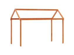 Kid's Bed Roof, Kid's Bed Roofs Vidaxl Marrom Madeira De Pinho (217 X 95.5 X 159 Cm)