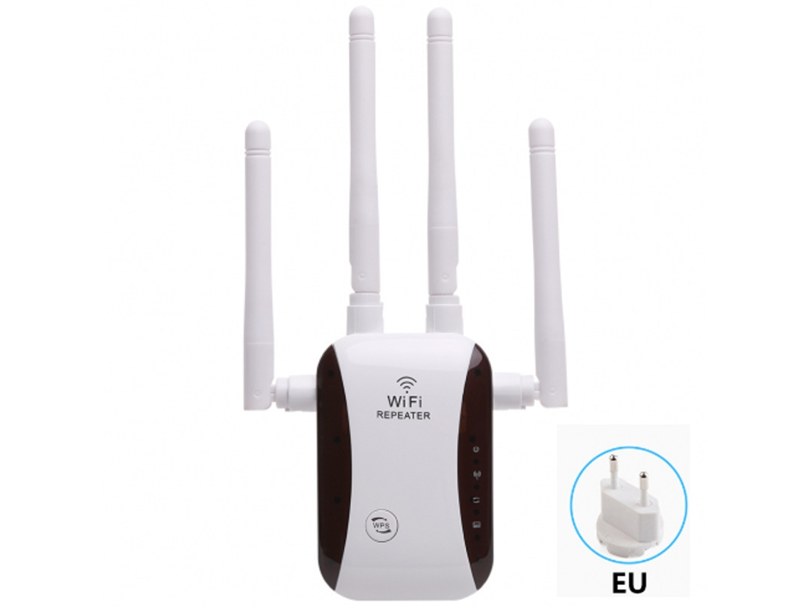 Amplificador de sinal Wi-Fi, repetidor, extensor de Wi-Fi de parede para casa, amplificador de sinal Sem Fio com porta LAN.