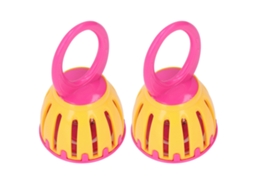 Primerox 2pcs Sineta de Gaiola Infantil Handheld Brinquedo Educativo para Bebê 3+ Meses
