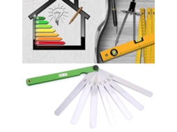 Laxiscreed Solidofeeler Gauge 14 Peças Para Medição De Espessura De 0,05 A 1mm Com Alta Precisão