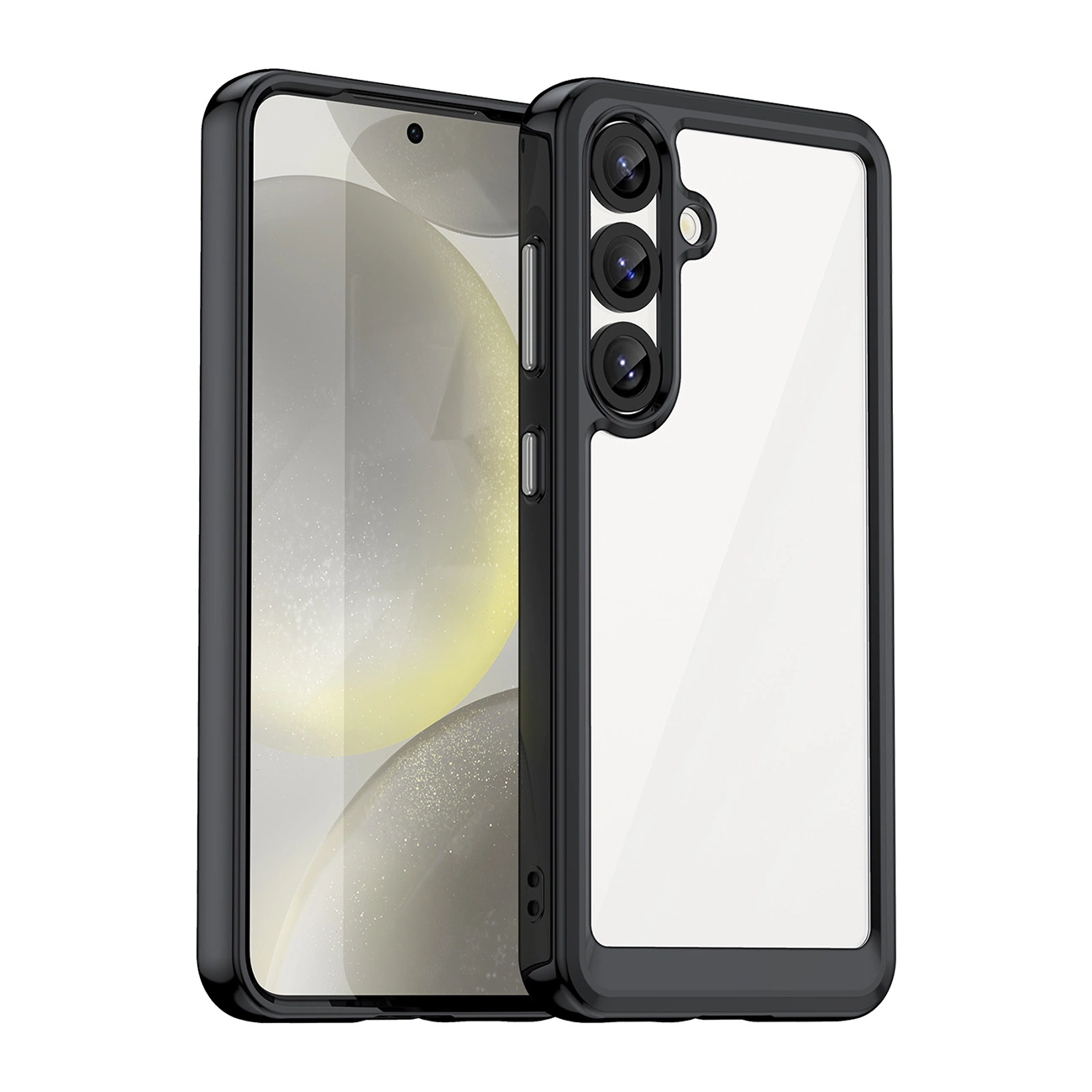 Capa Hurtel Para Samsung Galaxy S25 Edge Com Armação Flexível E Anti-choque