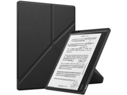 Capa para tablet inteligente em couro TPU com deformação de cor sólida Webake