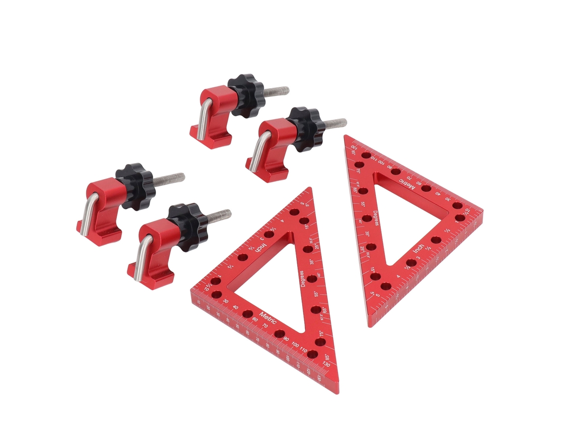 Laxiscreed Morsa De Posicionamento Em Ângulo Direito Para Marcenaria, Resistente E Triangular Da Marca Laxiscreed