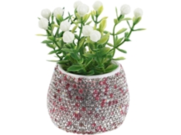 Enfeite Criativo De Console Central De Carro Com Strass Rosa.