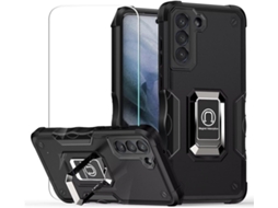 Capa Proteção Antichoc Anel Para Samsung Galaxy A72 Hongwe. Magnética Verde