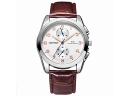 Relógio casual masculino Hannah Martin, simples, à prova d'água e com pulseira ajustável, modelo BN03-B-FK