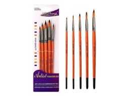 Pincel De Aquarela Para Pintura A Óleo, Pincel De Nylon Para Pintura Artística, Para Unhas Profissionais, Faça Você Mesmo Hengrongshen