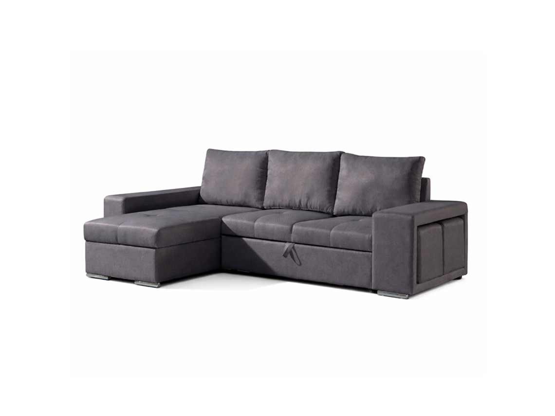 Sofá Chaise Longue New Charlotte Esquerda Com Cama