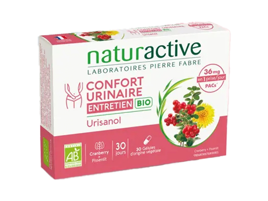 NATURACTIVE Urisanol Mantenimiento Del Confort Urinario Ecológico 30 Cápsulas