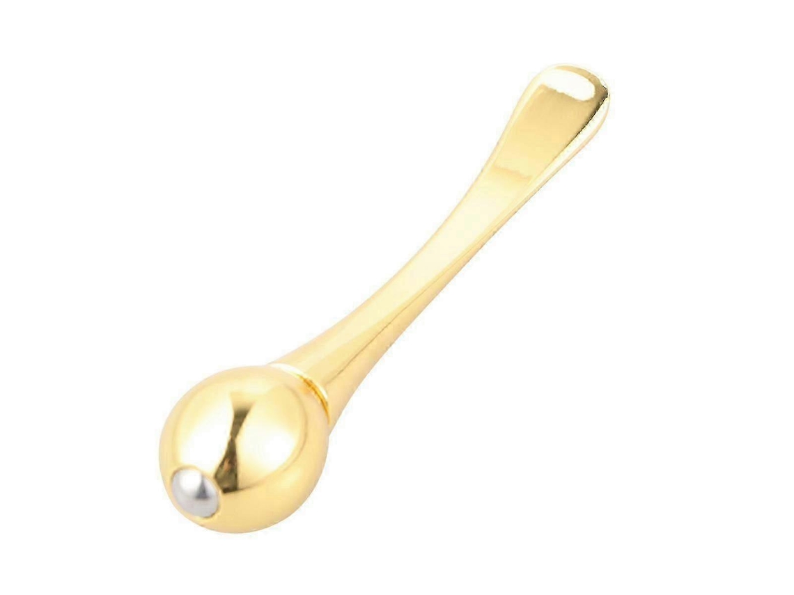 Bastões Massageadores Metálicos para Olhos e Rosto, com Creme Dourado para os Olhos. Ferramenta de Massagem para Cuidados com a Pele.
