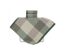Toalha de Rosto Darkgrid, Toalha de Presente para Casal Adulto, Toalha de Rosto Absorvente BRILVIBERA (cor: Verde, Tamanho: 74* 34cm)