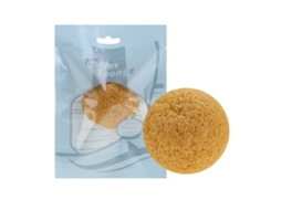 Esponja Konjac Natural Semi-circular Limpeza Facial Cuidado Pele