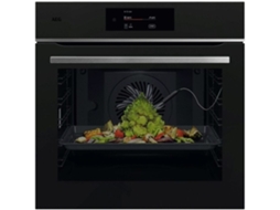Forno Multifunções AEG TE8PB731AT (Outlet Caixa Aberta - 71 L - AquaClean e Pirólitico - Preto Mate) 