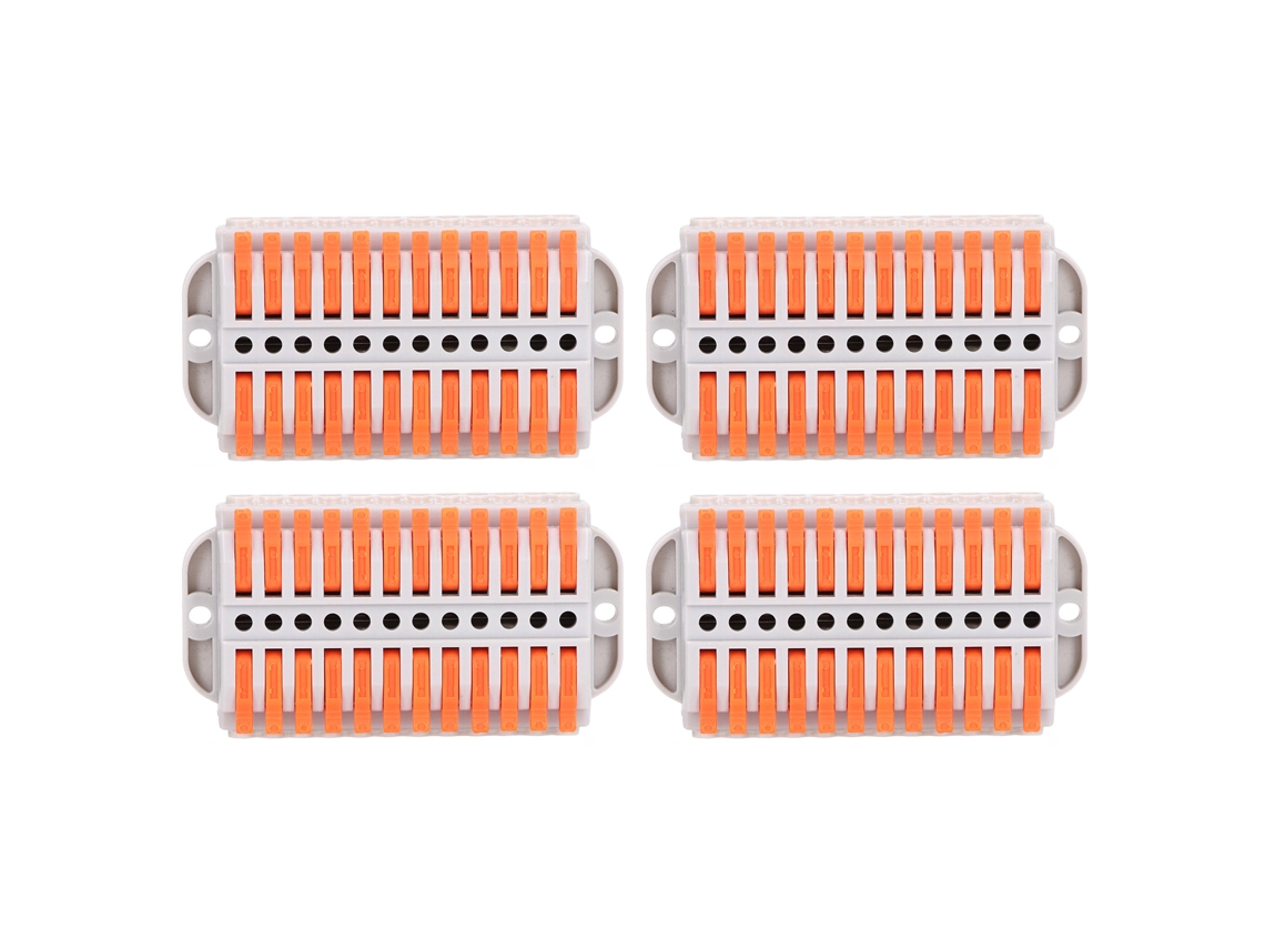 Laxiscreed Bloco De Terminais Para Condutores Compacto Em Abs, Fire-retardant