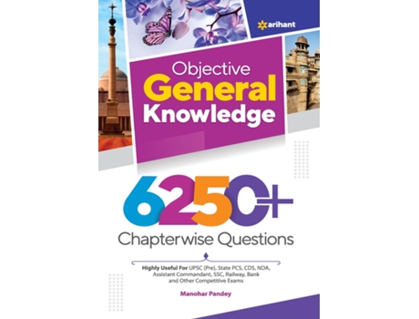 Livro Objective General Knowledge 6250 Chapterwise Questions de Manohar Pandey (Inglês)