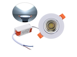 Lâmpada de Led Embutida 7w Luz Suave Ajustável Econômica Instalação Fácil para Teto