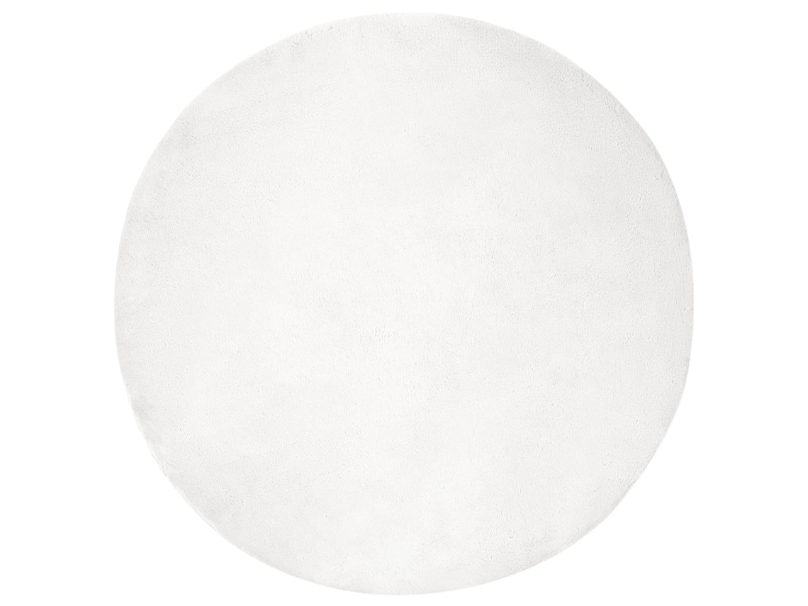 Vidaxl Tapete Antideslizante De Sintética De Coelho Olite Branco