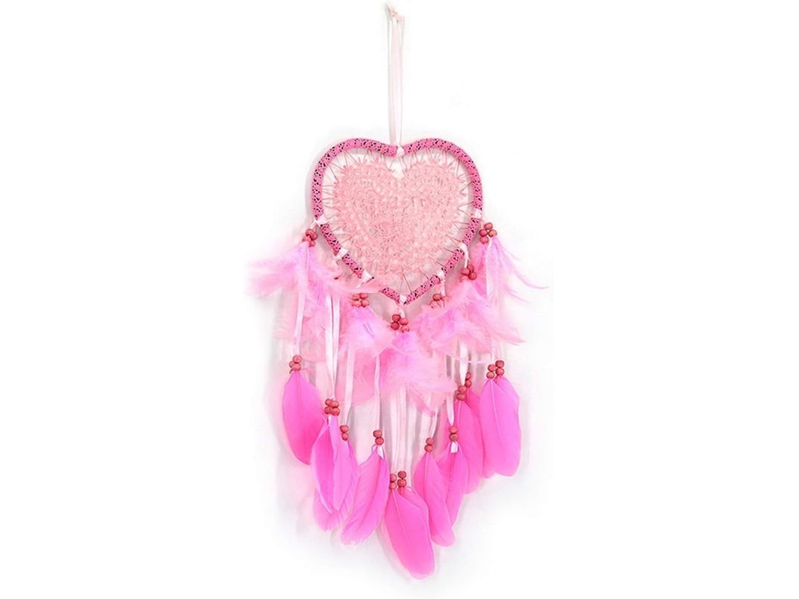Red Dream Catcher Com Luzes Led Para Decoração De Parede Janela Porta Sala De Estar Quarto