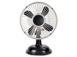 Ventilador De Mesa Oscilante Multifuncional 5, 7 Polegadas Com 2 Velocidades, Alimentado Por Usb /pilha Aa