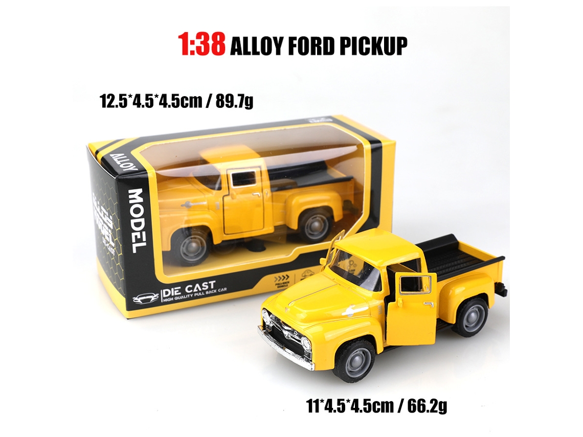 Miniatura de Carro em Escala 1/38, Modelo de Carro Clássico, Brinquedo Infantil. MDUG