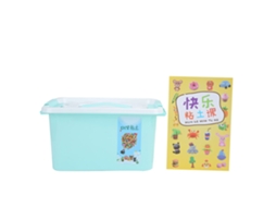 Brinquedo De Massinha De Modelar Diy 24 Cores Com Ferramentas E Caixa Para Crianças 3-6 Anos+