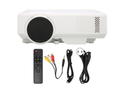 Projetor portátil Full HD 1080p 15001 com dissipação de calor e ampla compatibilidade (100-240 V)