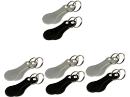 Nuobesty Com 4 Chaveiros: Carrinho De Compras, Lixeira, Protetor De Carro, Ficha Para Carrinho De Compras