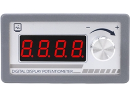Potenciômetro Digital Greensen Controlador Pwm À Prova De Fogo Em Abs