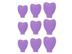 Pacote Com 3 Cerdas De Silicone Para Pincéis De Maquiagem Everley891