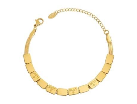 Pulseira Banhada a Ouro 18K Love