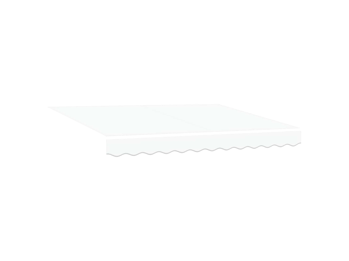 Toldo Retrátil Manual Branco 350 X 200 Cm Tecido MAISON EXCLUSIVE