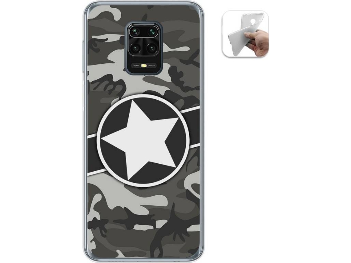 Capa Xiaomi Redmi Note 9S / Note 9 Pro TUMUNDOSMARTPHONE Camuflagem 02 Multicor