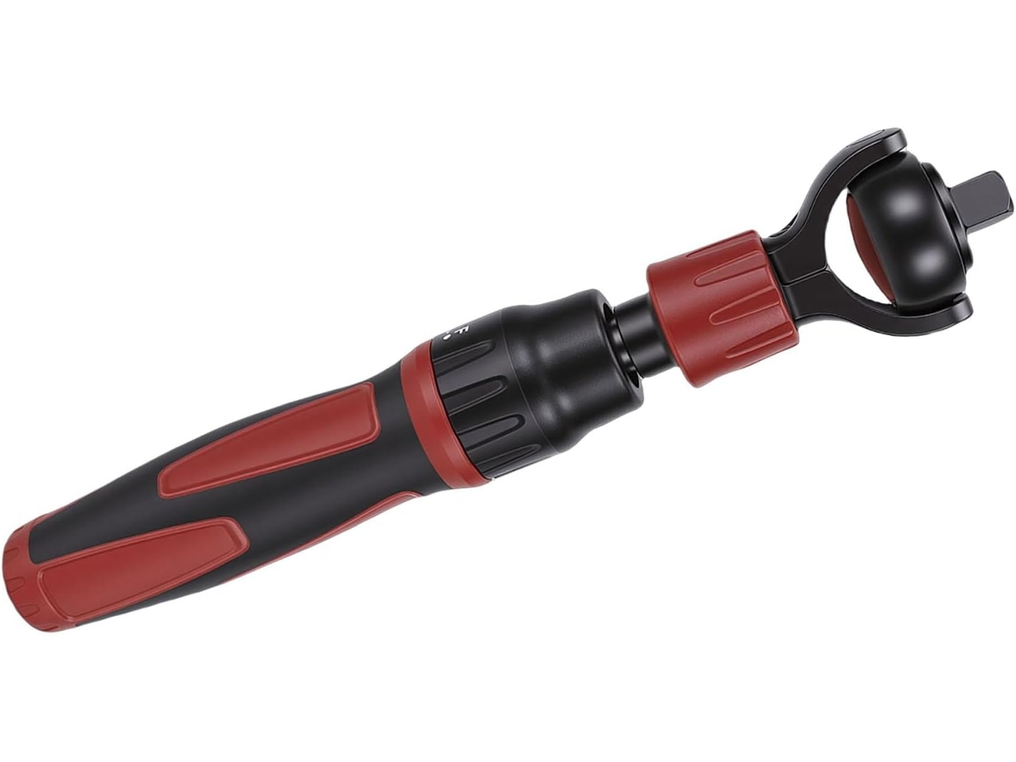Chave De 3/8 Com Cabeça Flexível Em Cromo-vapor E Liberação Rápida.